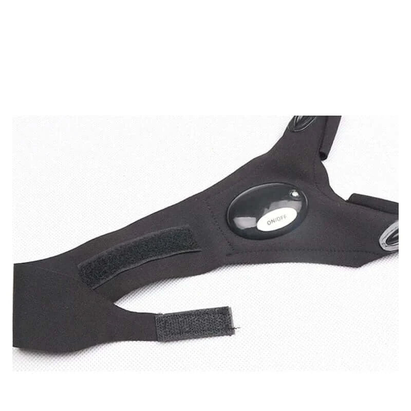 China China Half-finger Fishing Gloves Led Flashlight Waterproof Flashlight Outdoor Hiking Camping Fishing Rescue Survival Lighting Tool