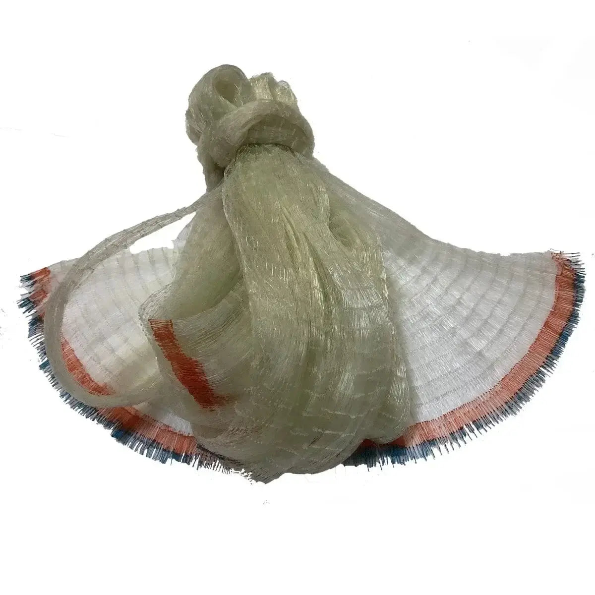 China China Height 3.3m-5.3m Semi-Finished Cast Net Twine 0.33mm Throw Net Monofilament Nylon Net Fishing Accessories Cast Net for Fishing