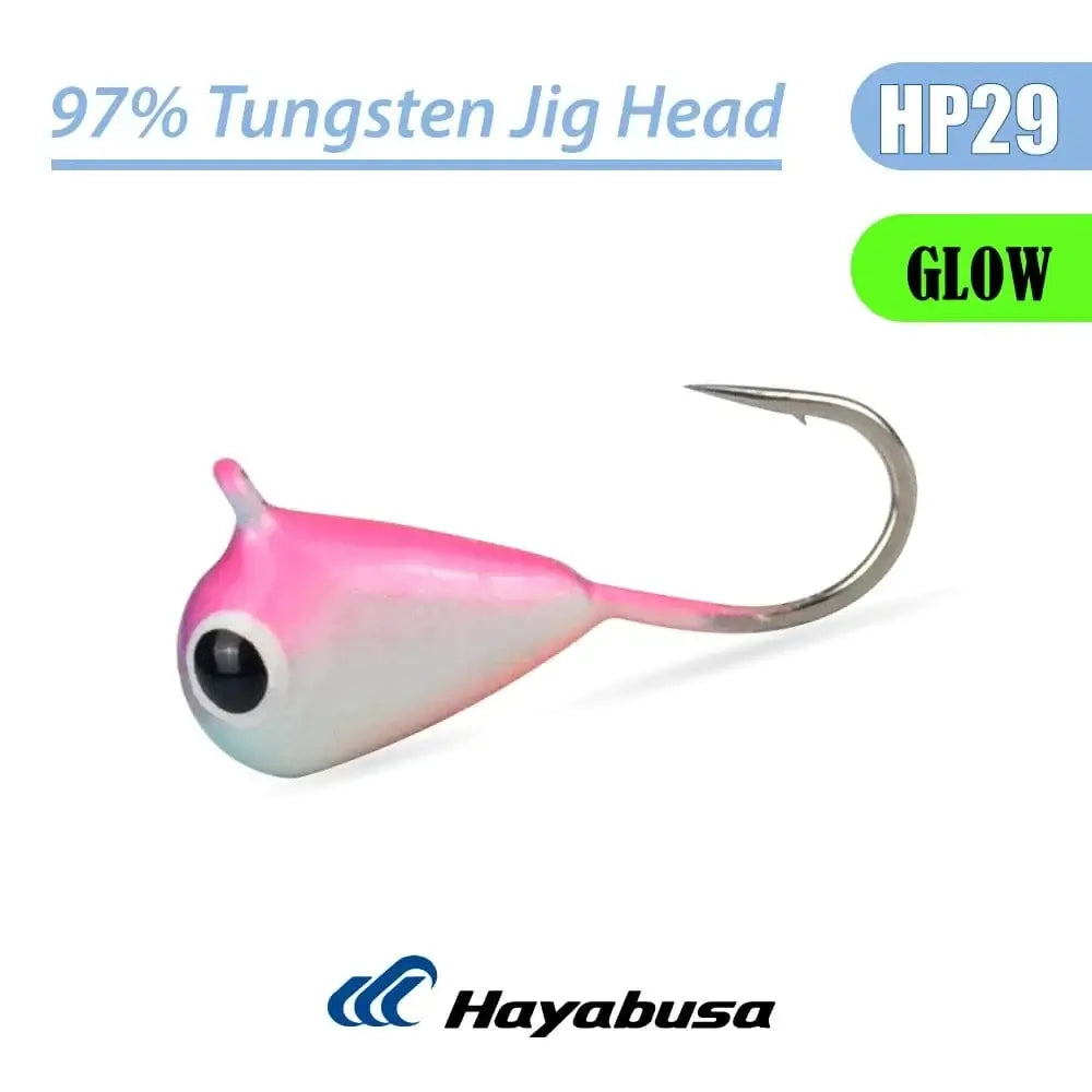 China China HP-29 / 3.2mm Elite TG 5pcs Tungsten Ice Fishing Jig,2.7mm-6.0mm Tear Drop Hayabusa Hook Winter Pike Carp Panfish Soft Lure Bait Tackel