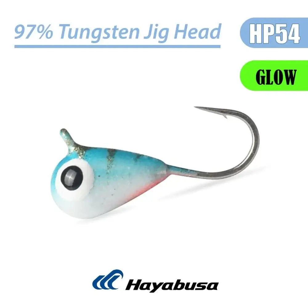 China China HP-54 / 5.0mm Elite TG 5pcs Tungsten Ice Fishing Jig,2.7mm-6.0mm Tear Drop Hayabusa Hook Winter Pike Carp Panfish Soft Lure Bait Tackel