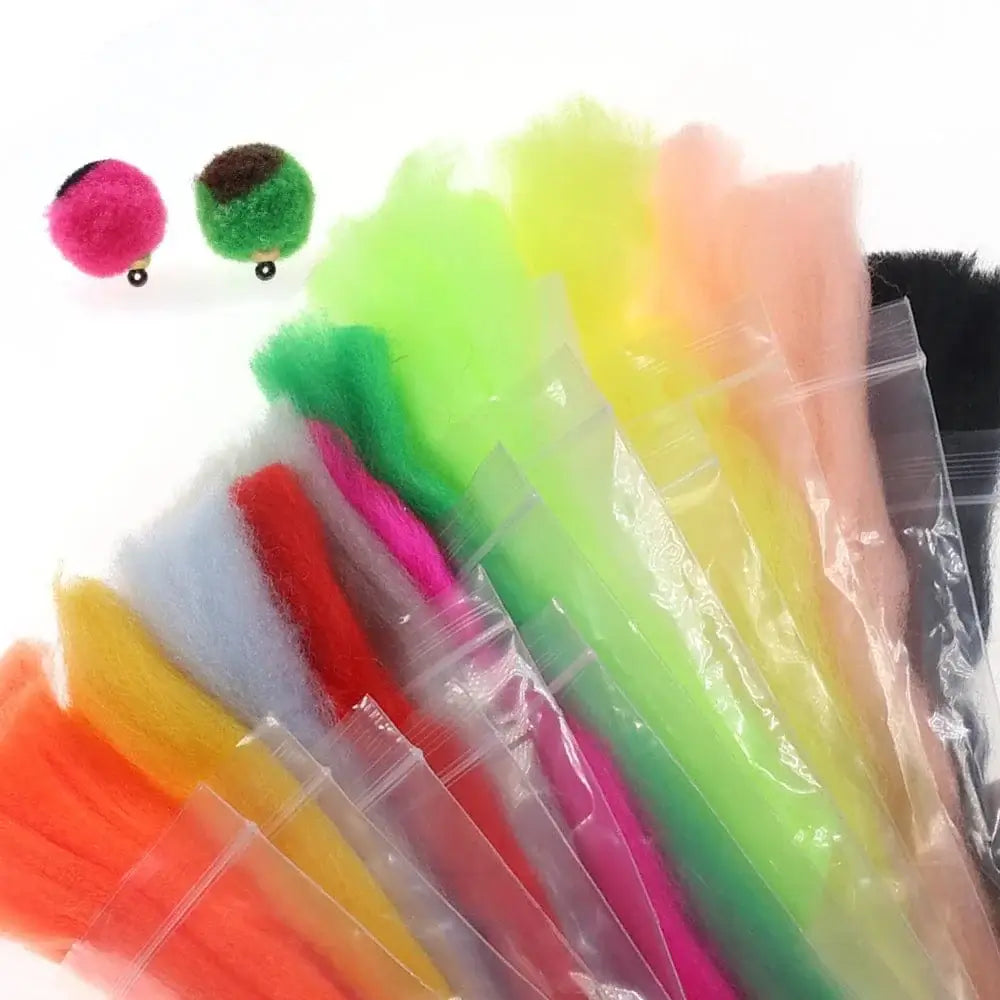 China China ICERIO Fly Fishing Multiple Color Egg Yarn Glow Bug Yarn Fiber Baitfish Lure Parachute Fly Tying Material