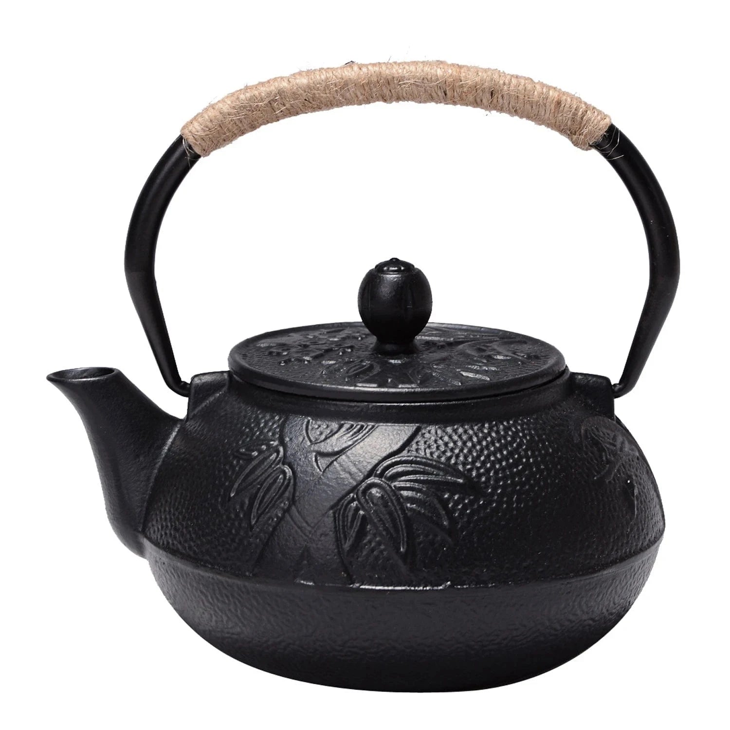 China China Japanese Cast Iron Teapot with Stainless Steel Net Infuser For Boiling Water Cooking Tea Pot Tetsubin Kettle 600ml