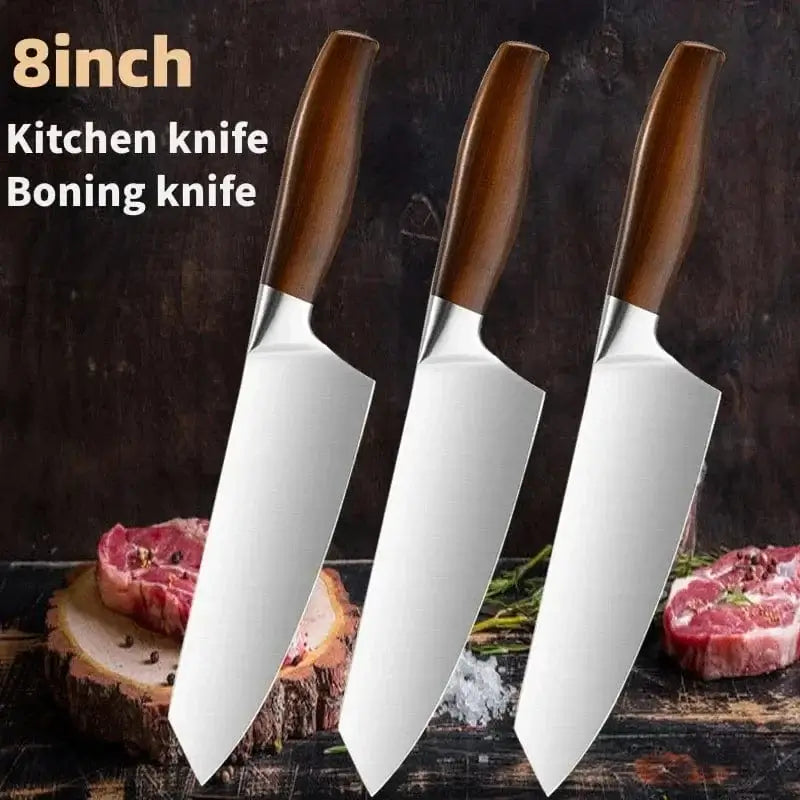 China China Japanese Kitchen Chef Knife Set Professional Boning Knife Meat Cutting Fish Slicing Stainless Steel Vegetables Cutter Knife
