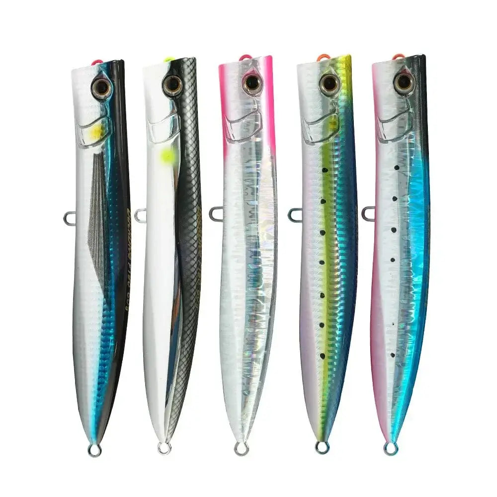 China China JIGGINGPRO 190mm 60g Topwater Slim Popper Lure Sea Floating Fishing Lure Amberjack Kingfish Tuna GT Bait