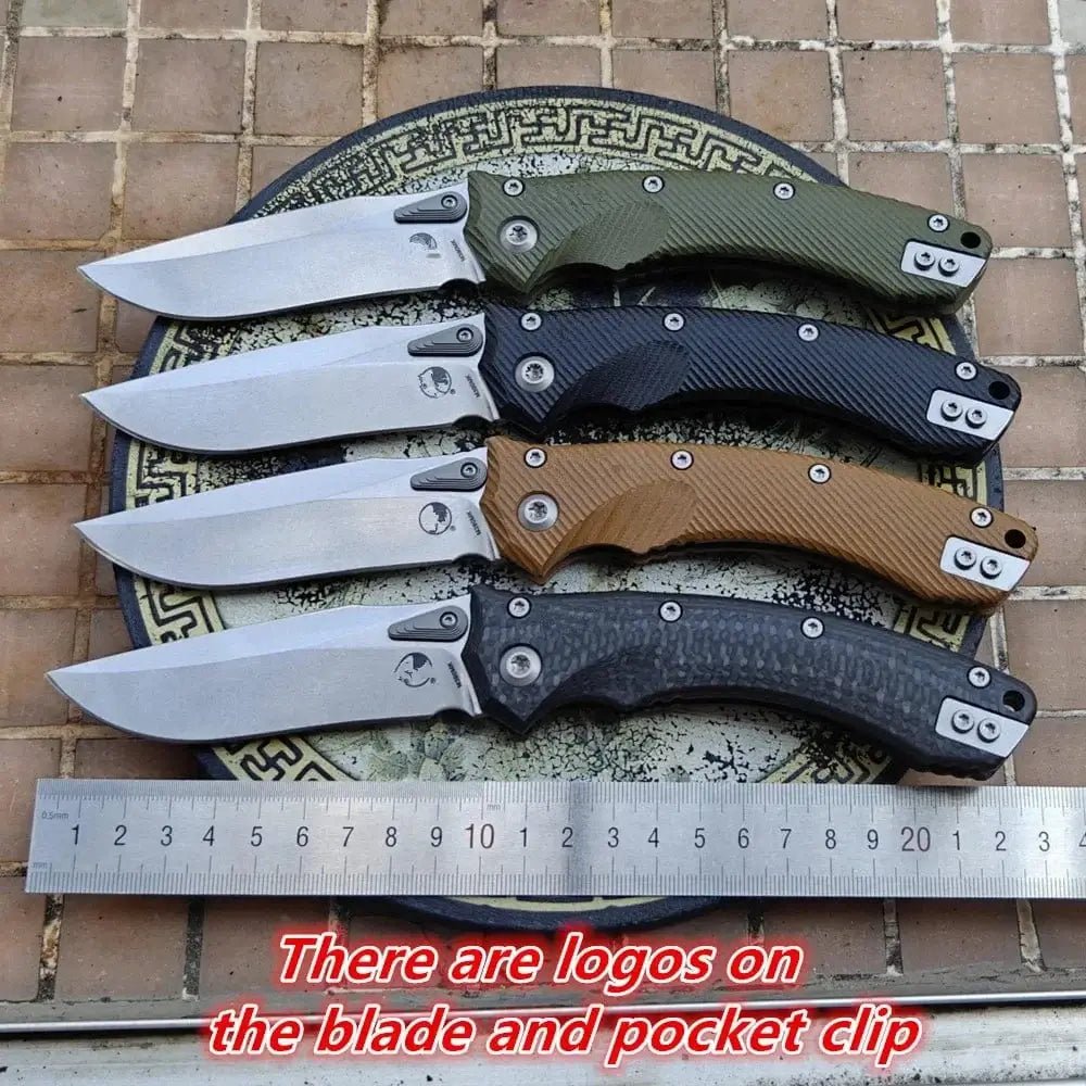 China China JUFULE New Amphibia Manual Carbon Fiber / G10 Ball Bearing Mark M390MK Blade Hunting Fish Outdoor EDC Tool Folding Camping Knife