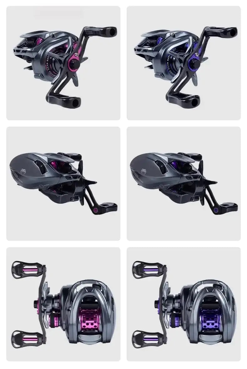 China China Kingdom Baitcasting Fishing Reel 135g Ultra Light Spool Bait 7.1:1 8.1:1 4kg Micro Monster Shallow Spool Light Game Coil