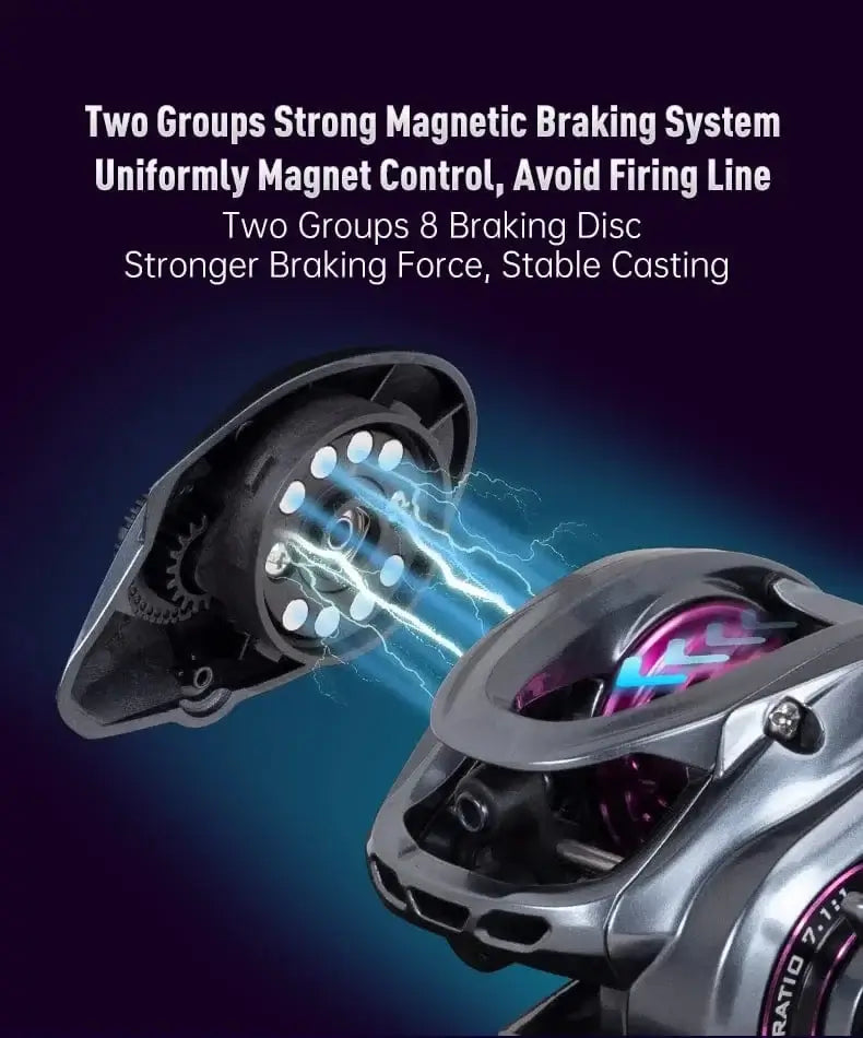 China China Kingdom Baitcasting Fishing Reel 135g Ultra Light Spool Bait 7.1:1 8.1:1 4kg Micro Monster Shallow Spool Light Game Coil