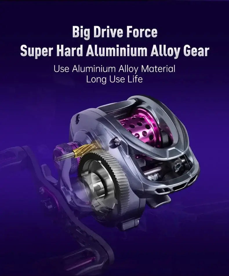 China China Kingdom Baitcasting Fishing Reel 135g Ultra Light Spool Bait 7.1:1 8.1:1 4kg Micro Monster Shallow Spool Light Game Coil