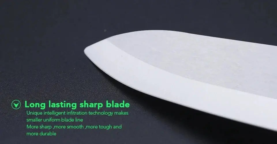 China China Kitchen Ceramic Knife Set 3 4 5 6 Inch Chef Knives with Sheaths White Zirconia Blade Sharp Rustproof Baby Food Vegetable Cooking