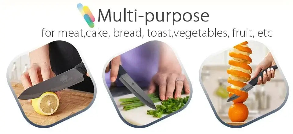 China China Kitchen Ceramic Knife Set 3 4 5 6 Inch Chef Knives with Sheaths White Zirconia Blade Sharp Rustproof Baby Food Vegetable Cooking