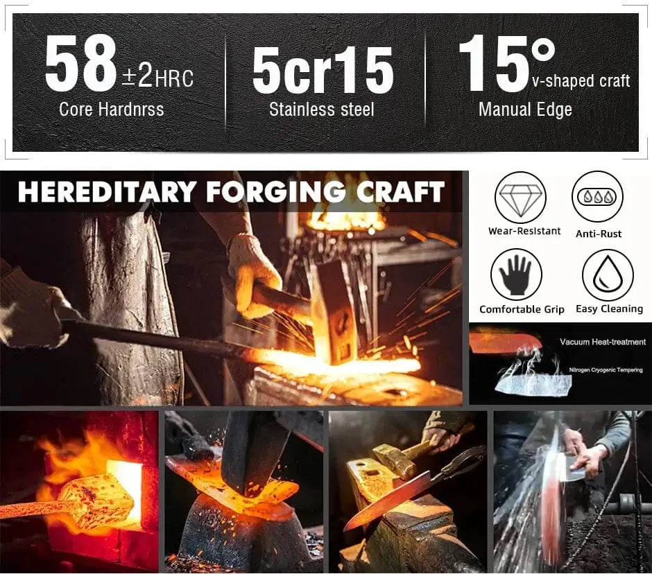 China China Kitchen Knife Damascus Steel Laser Professional Chef Knife 7CR17440C Stainless Steel Meat Cleaver Santoku Slicing Cutter Cooking