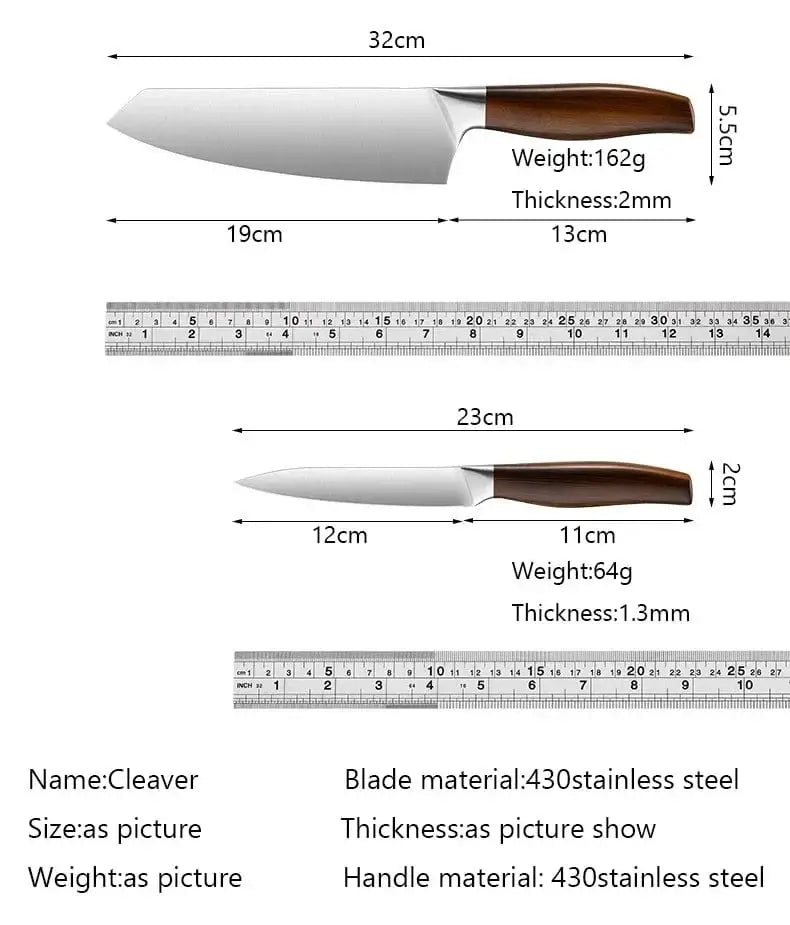 China China Kitchen Knife Stainless Steel Slicing Cleaver Japanese Chef Fish Cutting Vegetables Meat Cooking Knives Set Tools Kitchen Knives