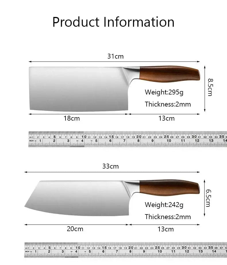 China China Kitchen Knife Stainless Steel Slicing Cleaver Japanese Chef Fish Cutting Vegetables Meat Cooking Knives Set Tools Kitchen Knives