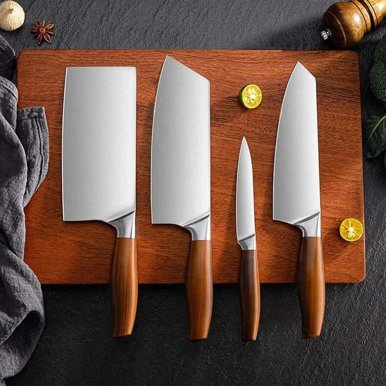 China China Kitchen Knife Stainless Steel Slicing Cleaver Japanese Chef Fish Cutting Vegetables Meat Cooking Knives Set Tools Kitchen Knives