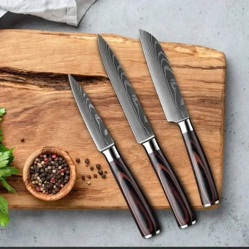 China China Kitchen Knives High Stainless Steel Chef Knife Slicing Butcher Boning Knife Cleaver Meat Vegetables Fruit Fish Filleting Knife
