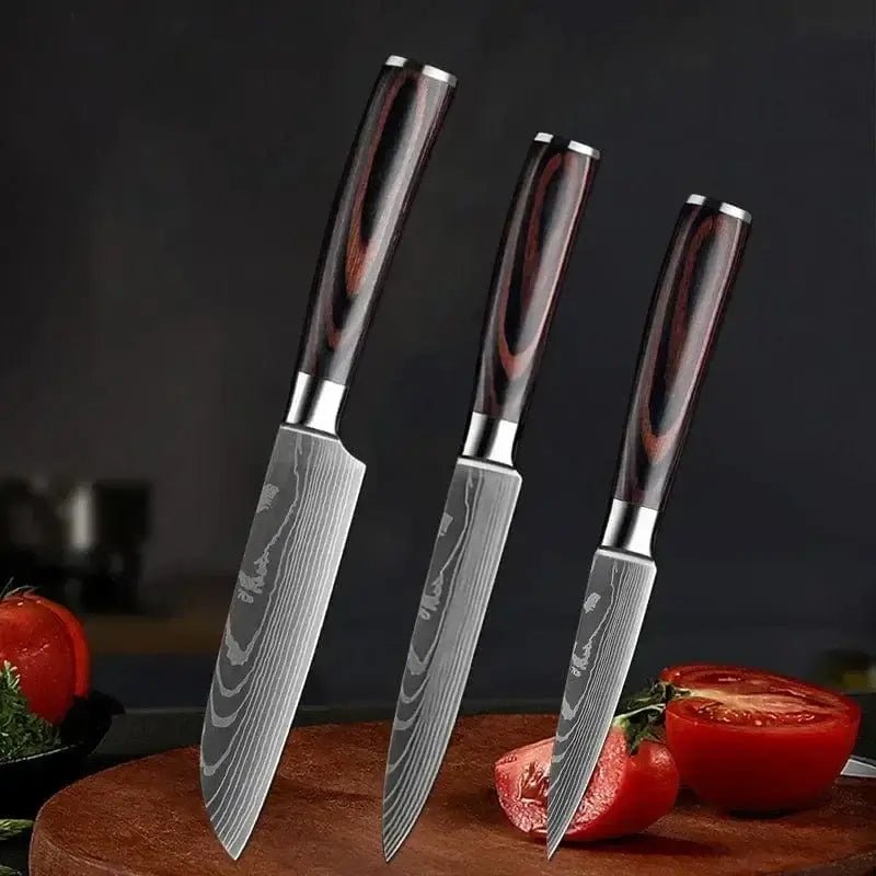 China China Kitchen Knives High Stainless Steel Chef Knife Slicing Butcher Boning Knife Cleaver Meat Vegetables Fruit Fish Filleting Knife