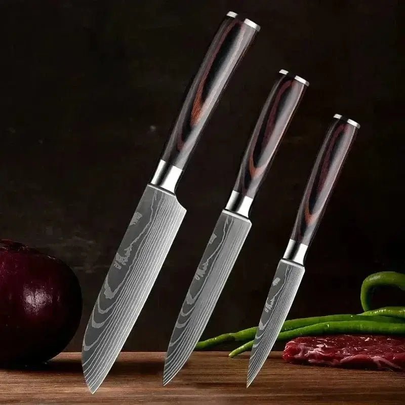 China China Kitchen Knives High Stainless Steel Chef Knife Slicing Butcher Boning Knife Cleaver Meat Vegetables Fruit Fish Filleting Knife