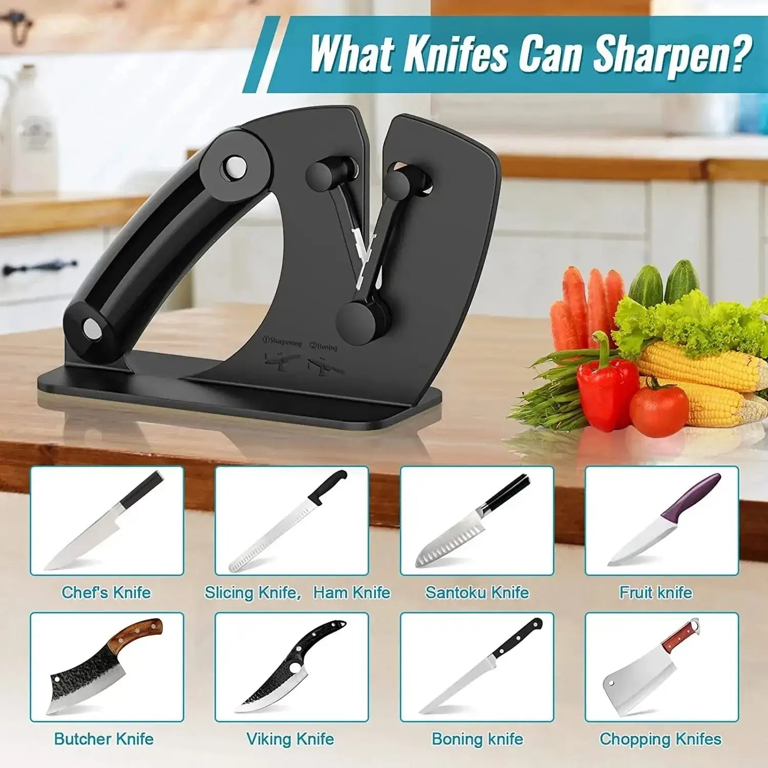 China China Knife Sharpener Household Multi-Functional Hand-Held Black Sharpening Stone Safe Sharpening Kitchen Tools Kitchen Supplies