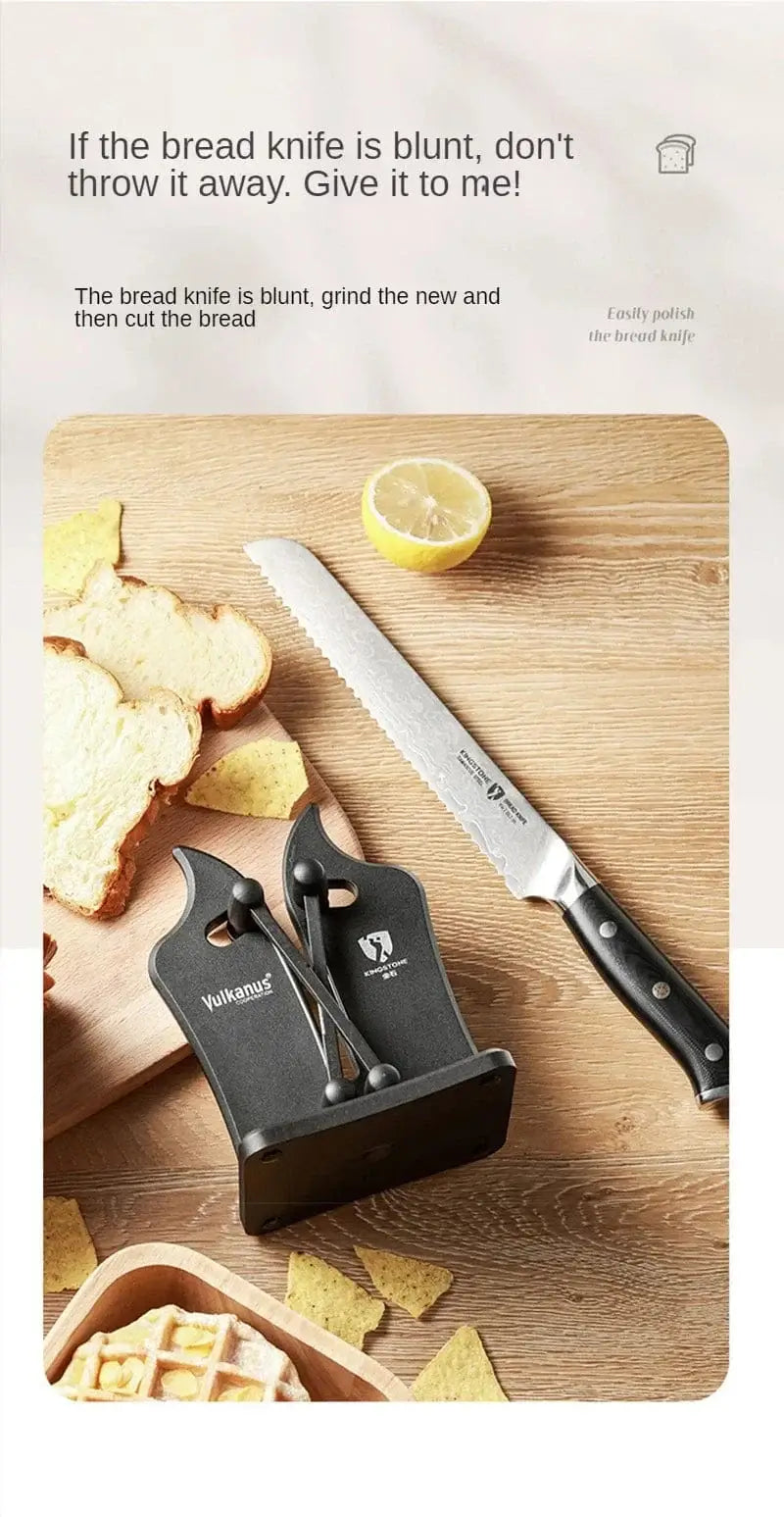 China China Knife Sharpener Household Multi-Functional Hand-Held Black Sharpening Stone Safe Sharpening Kitchen Tools Kitchen Supplies