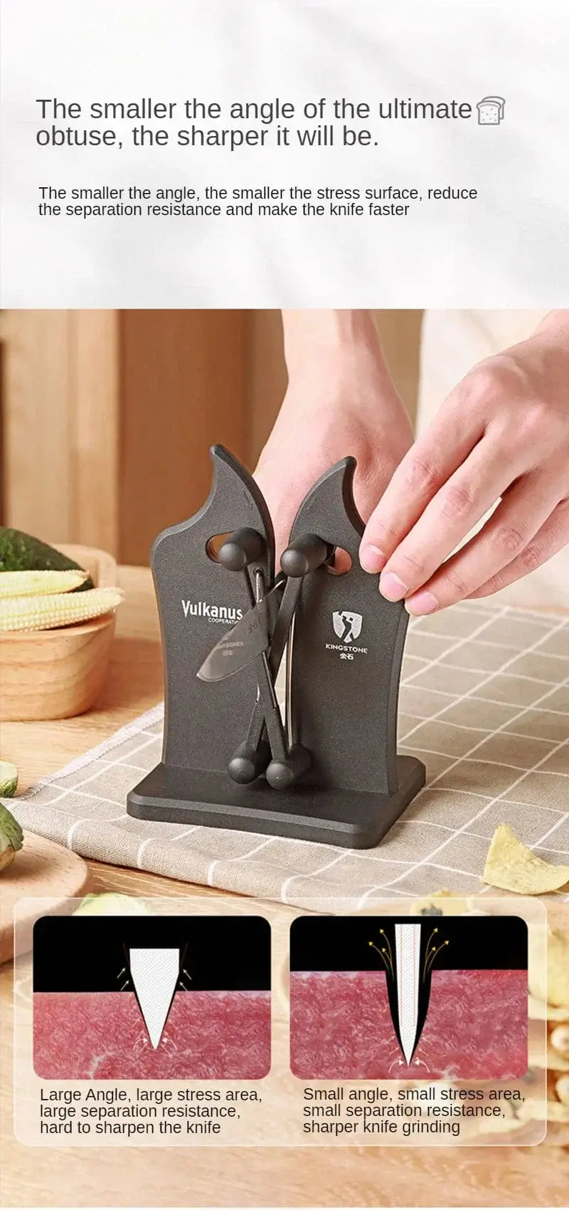 China China Knife Sharpener Household Multi-Functional Hand-Held Black Sharpening Stone Safe Sharpening Kitchen Tools Kitchen Supplies