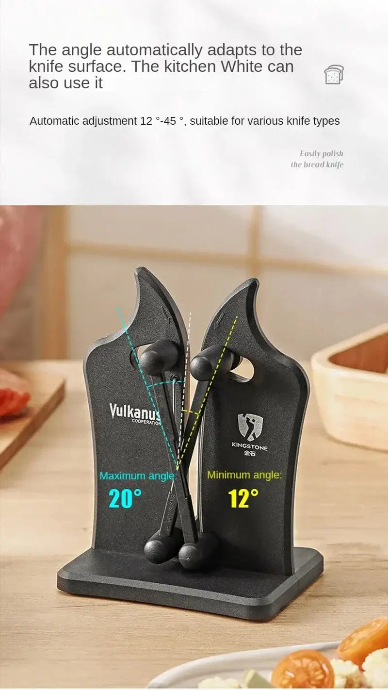 China China Knife Sharpener Household Multi-Functional Hand-Held Black Sharpening Stone Safe Sharpening Kitchen Tools Kitchen Supplies