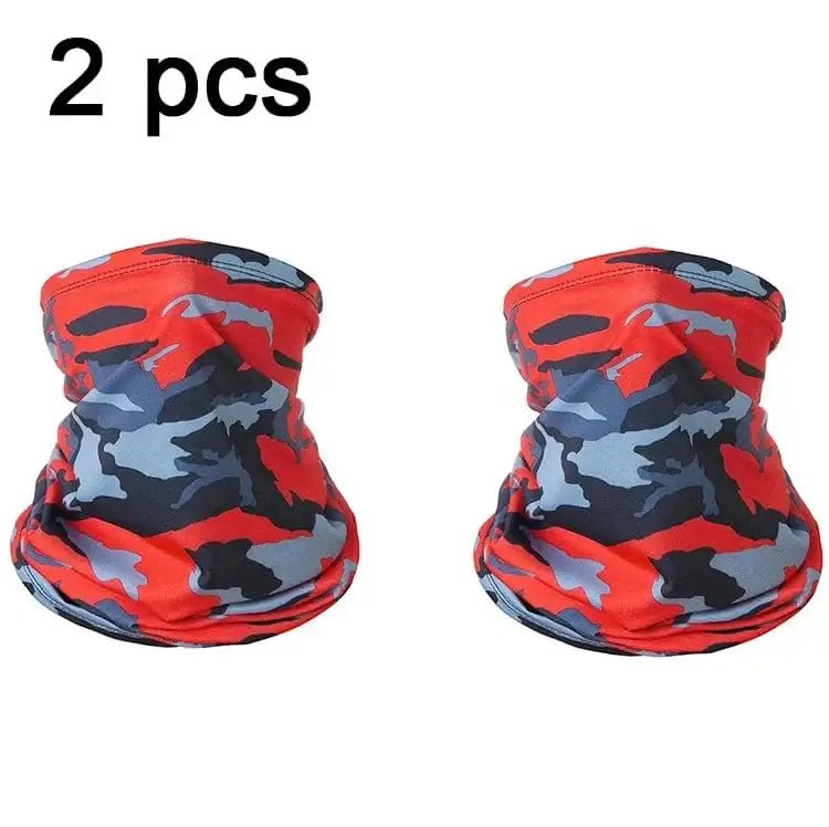 China China LA1001-Red Cycling Mask Breathable Sunscreen Scarf Outdoor Scarf Neck Warmer Winter Bike Mask Headgear for Hiking Fishing Cycling Equipment