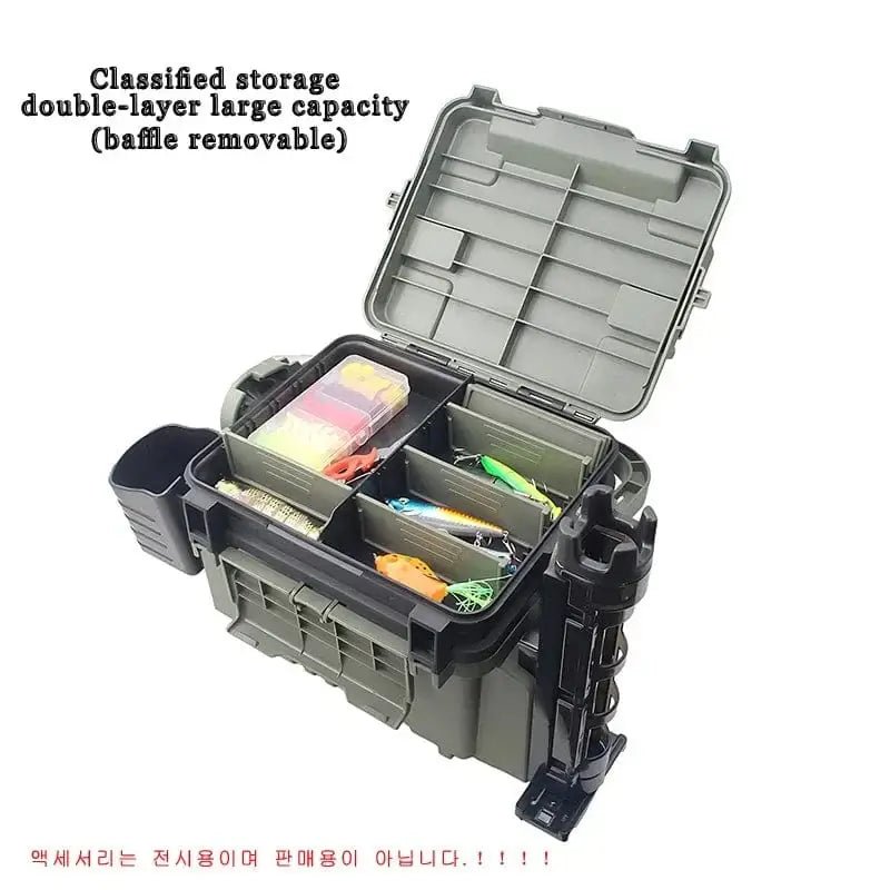 China China Large Fishing Box Organizer Multi-function Lure Live Fish Bucket Thickening Storage Box Fishing Accessories Tackle Box Pesca