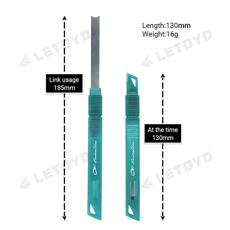 China China LETOYO Squid Nerve Cord Cut Fishing Tools Correct squid jig hook Stainless Steel Squid Knife for Webfoot Octopus Cuttlefish