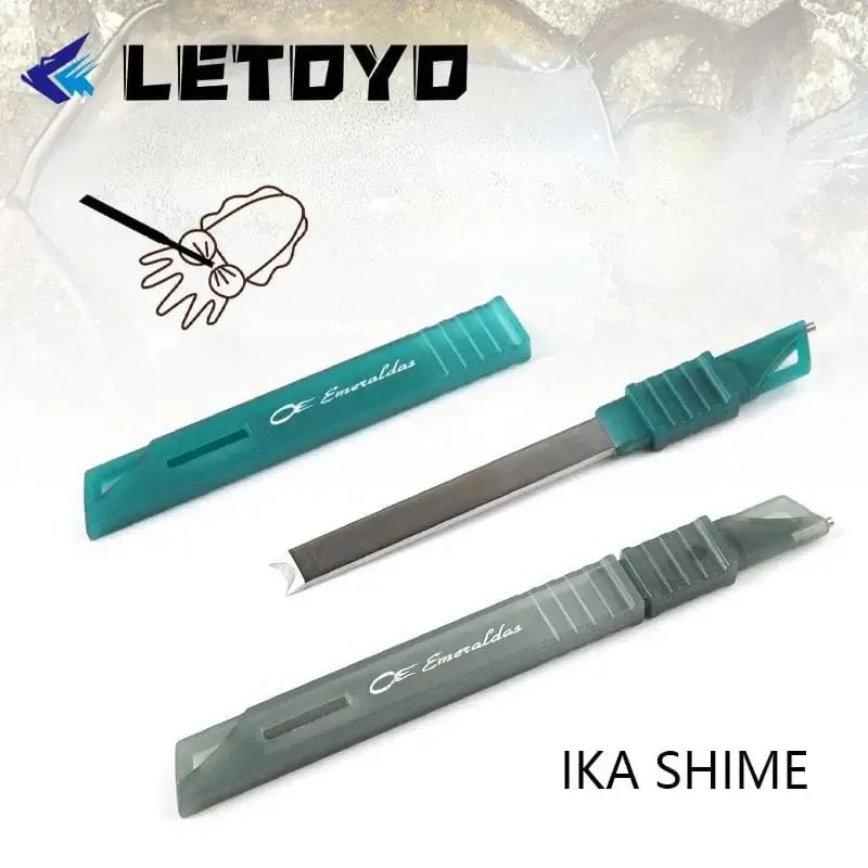 China China LETOYO Squid Nerve Cord Cut Fishing Tools Correct squid jig hook Stainless Steel Squid Knife for Webfoot Octopus Cuttlefish