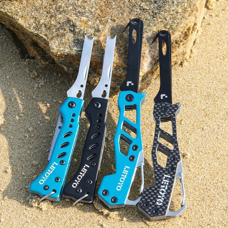 China China LETOYO Squid Nerve Cord Cut Fishing Tools Correct squid jig hook Stainless Steel Squid Knife for Webfoot Octopus Cuttlefish