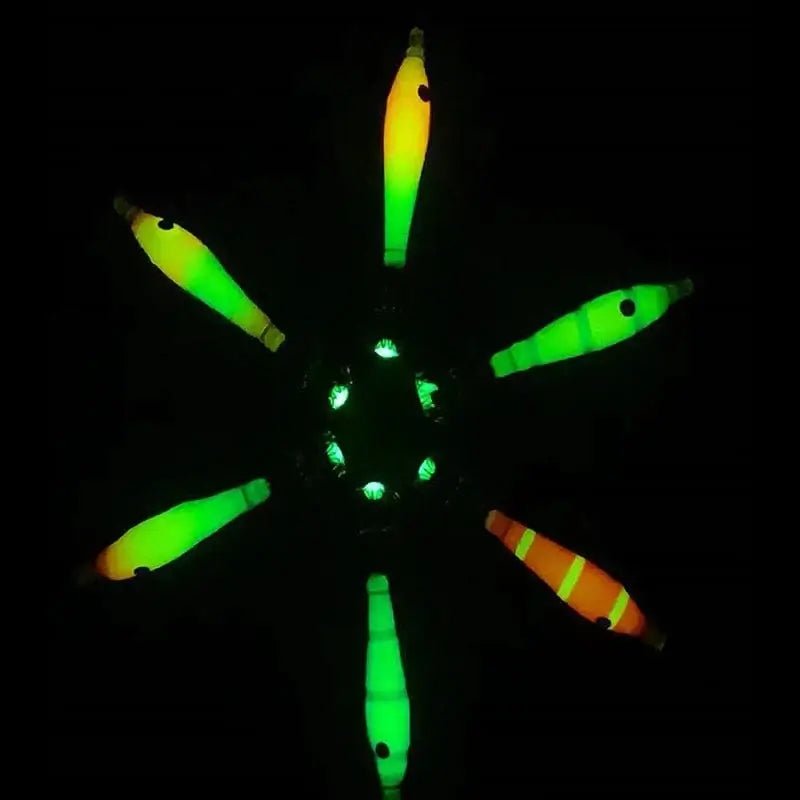 China China Luminous Floating Squid Jig Eging Fishing Squid Lure Artificial Bait for Fishing Squid Octopus Luminous Cuttlefish Hard Bait Jig