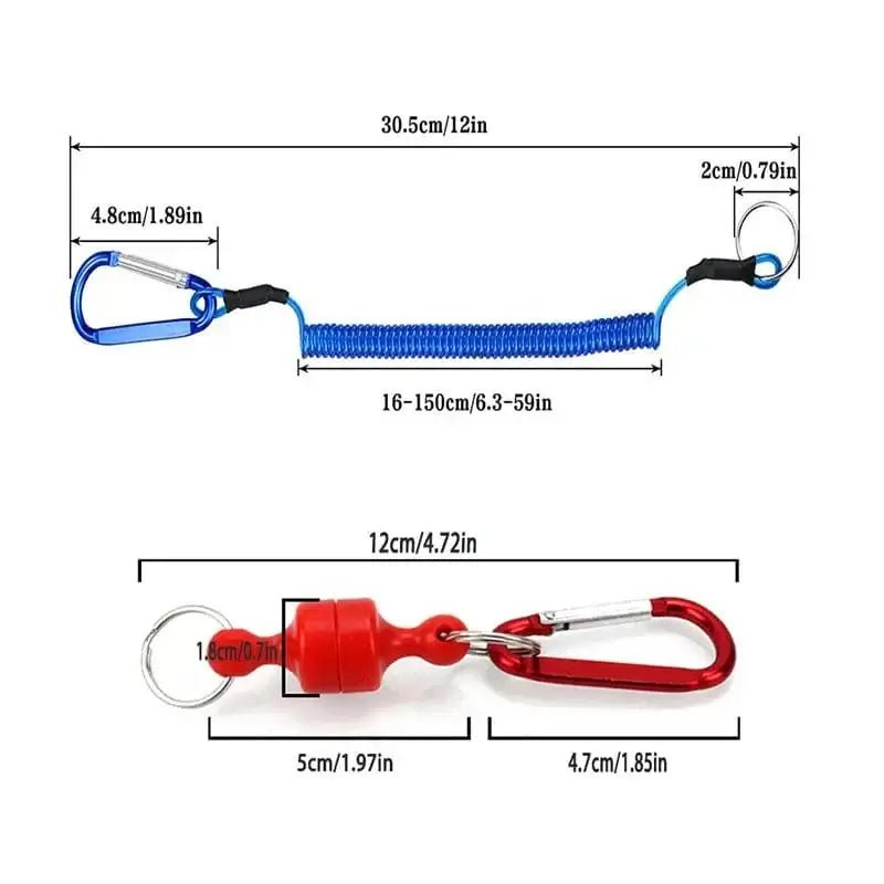 China China Magnetic fishing anti-loss rope carp fishing tools accessories Outdoor fishing goods quick-release strongagnetic portable buckle