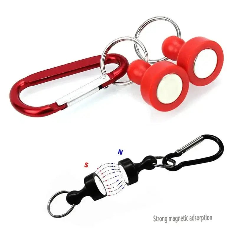 China China Magnetic fishing anti-loss rope carp fishing tools accessories Outdoor fishing goods quick-release strongagnetic portable buckle