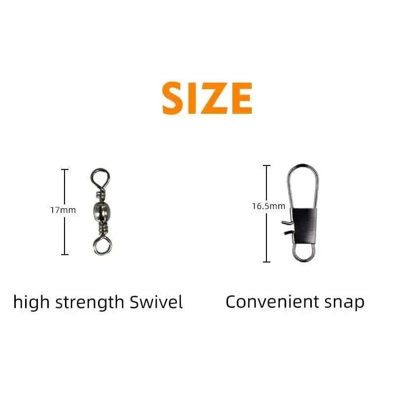 China China MEREDITH Anti Bite Steel Fishing Line 15cm-25cm Steel Wire Leader With Swivel Fishing Accessory Lead Core Leash Fishing Wire