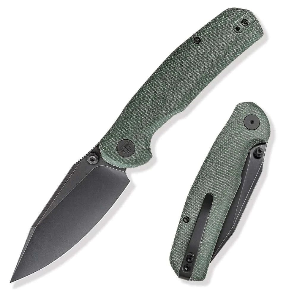 China China Micarta TRIVISA EDC Folding Knife for Men, Axis Pocket Knife with Clip,3.34” 14C28N Steel ,Stonewash Blade,G10 Handle.Camping Tool