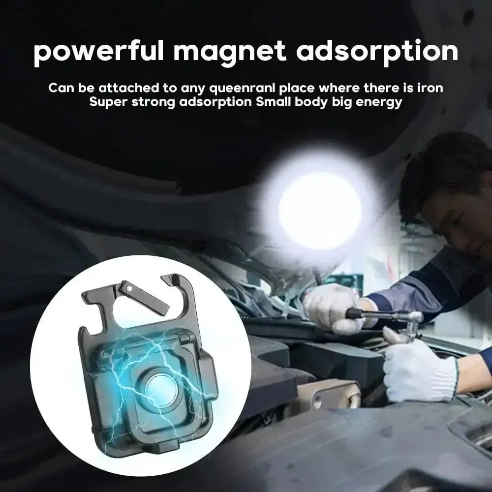 China China Mini LED Flashlight Keychain Multifunctional Portable COB Camping Lamps USB Charging Work Lights Outdoor Fishing Hiking Lanterna