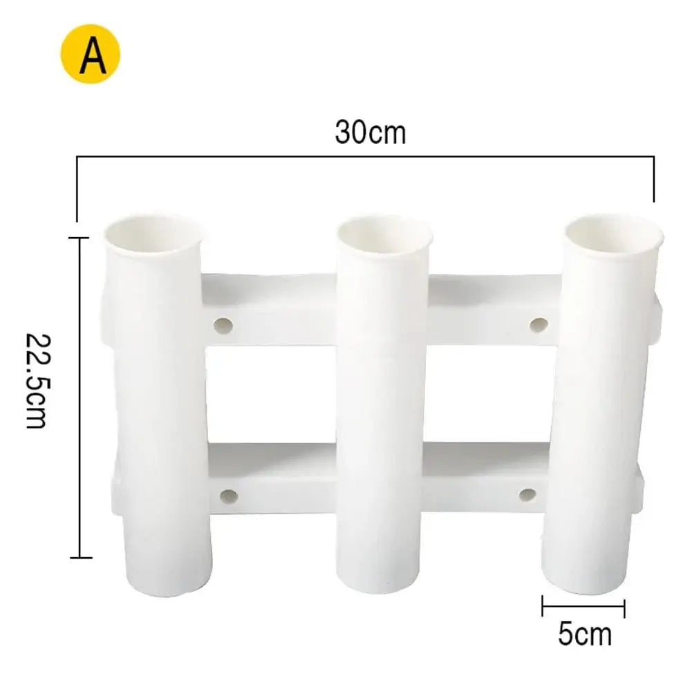 China China Mount Rod Holder 3 Link Tube Fishing Pole Holder Quick Release for Boat Marine Firmly Install Portable Kayak Yacht Tackle