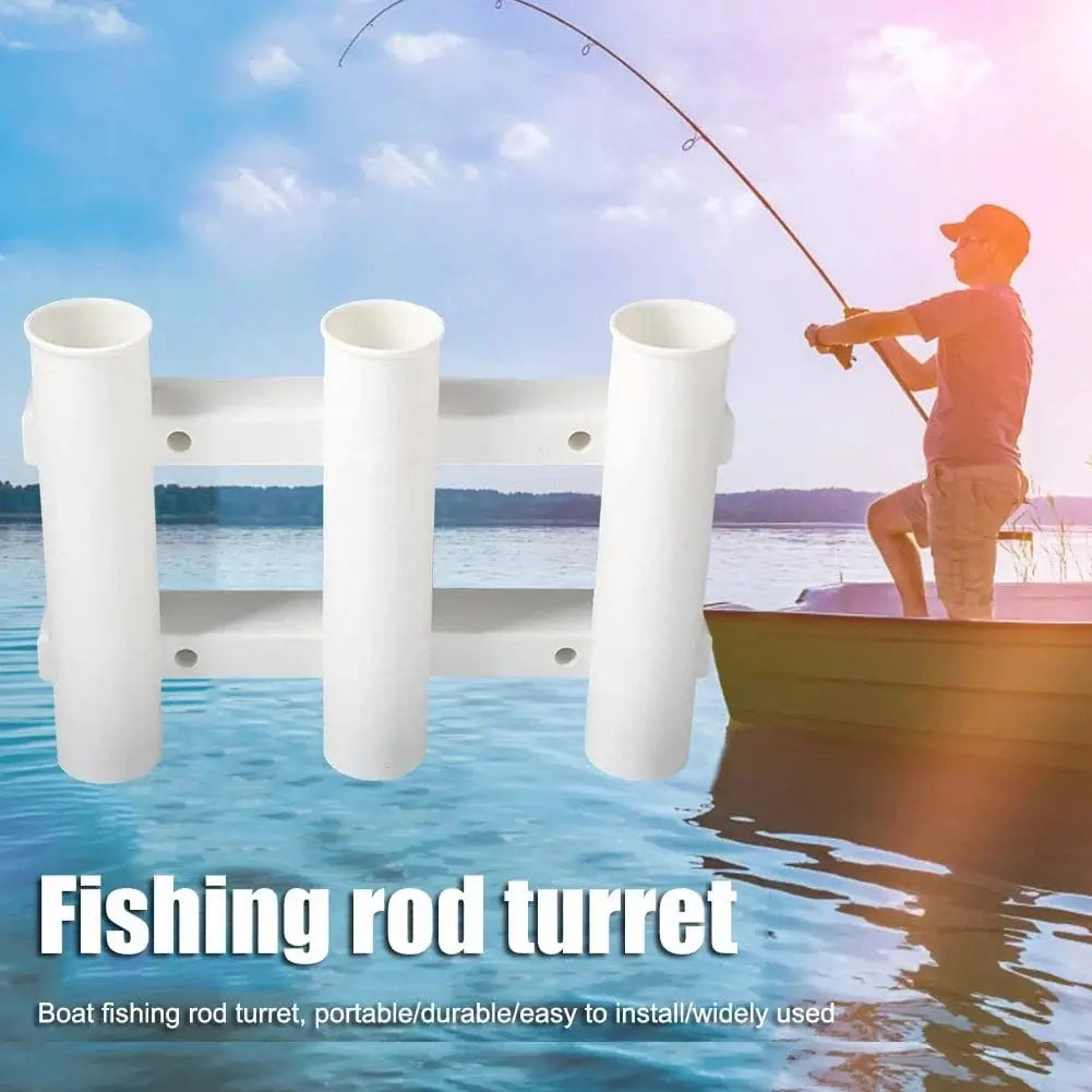 China China Mount Rod Holder 3 Link Tube Fishing Pole Holder Quick Release for Boat Marine Firmly Install Portable Kayak Yacht Tackle
