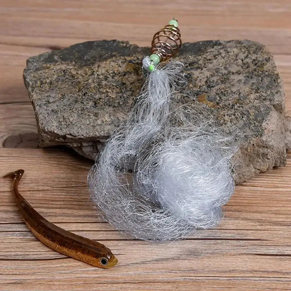 China China Multi Size Fishing Net Explosion Hook Trap Mesh Luminous Shoal Bead Gill Sea Feeder Cast Netting Trap Copper Nettackle Desi T4s9