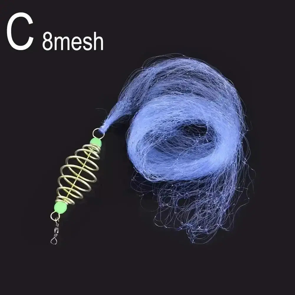 China China Multi Size Fishing Net Explosion Hook Trap Mesh Luminous Shoal Bead Gill Sea Feeder Cast Netting Trap Copper Nettackle Desi T4s9