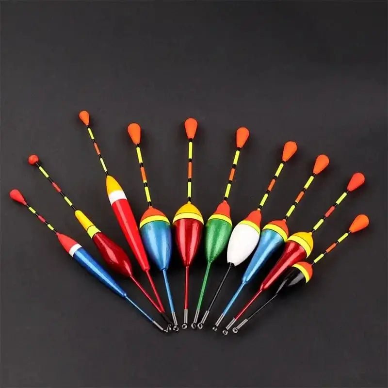 China China Multicolor / 10PCs 10PCS Fishing Floats Set Buoy Bobber Fishing Light Stick Floats Fluctuate Mix Size Color Float Buoy For Fishing Accessories