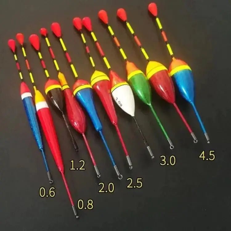 China China Multicolor / 10PCs 10PCS Fishing Floats Set Buoy Bobber Fishing Light Stick Floats Fluctuate Mix Size Color Float Buoy For Fishing Accessories