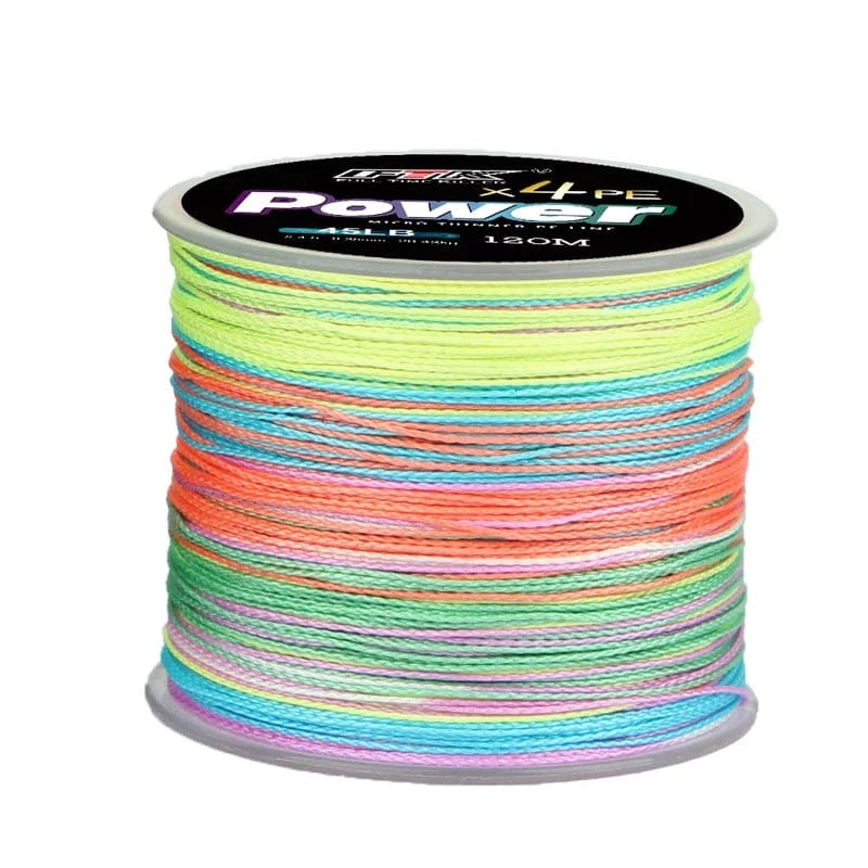 China China multicolour / 0.14MM-13LB FTK 4 Strands PE Braided Fishing Line Japan 120M Super Strong Lure Wire Multifilament Line 0.10MM-0.60MM 8LB-100LB