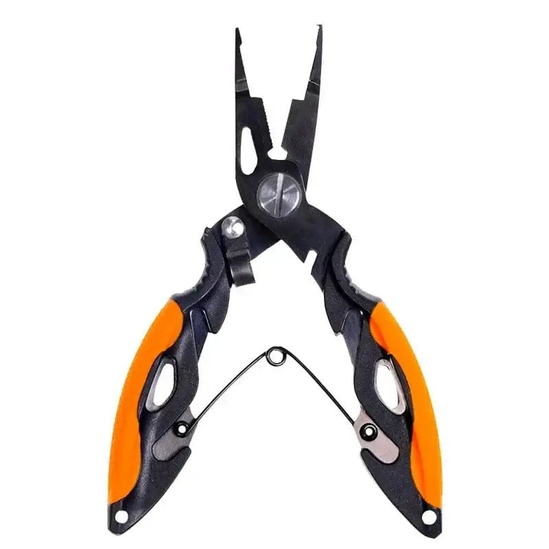 China China N09 Multifunction Fishing Pliers Tools Accessories for Goods Winter Tackle Pliers Vise Knitting Flies Scissors Braid Set Fish Tongs
