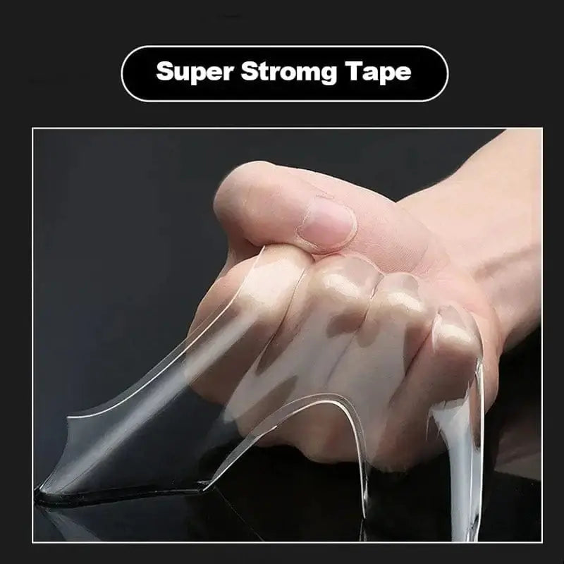 China China Nano Tape Super Strong Double-Sided Adhesive Tape Transparent Reusable Waterproof Tapes Heat Resistance Bathroom Home Decoration