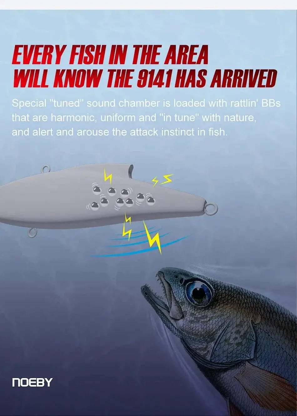 China China Noeby 3pcs VIB Fishing Lure 90mm 33g Rattling Variable Sinking Bait Wobblers Seawater Crankbait Pike Winter Fishing Tackle