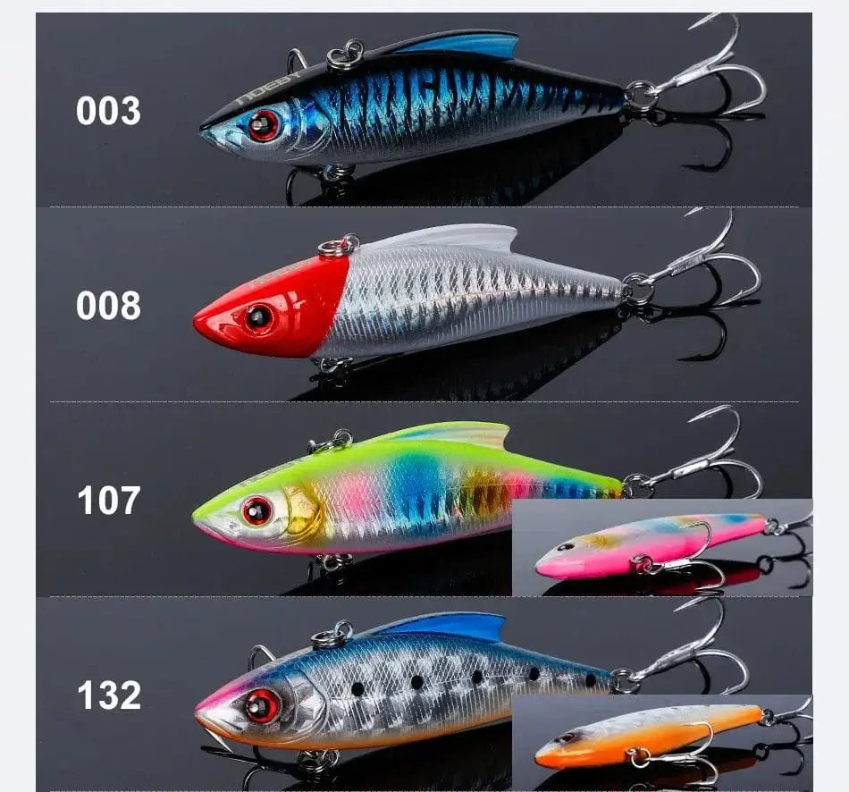 China China Noeby 3pcs VIB Fishing Lure 90mm 33g Rattling Variable Sinking Bait Wobblers Seawater Crankbait Pike Winter Fishing Tackle