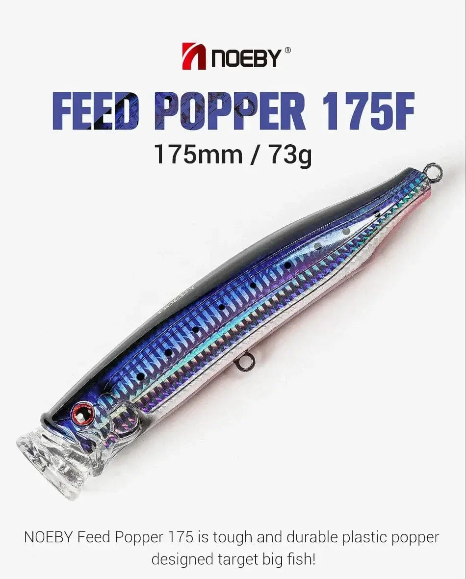 China China Noeby Feed Popper 175mm 73g Fishing Lures Topwater Popper Wobbler Artificial Hard Bait for Tuna Big Game Amberjack Fishing Lures