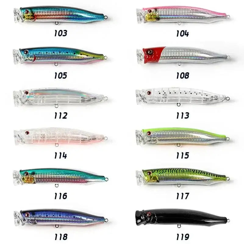 China China Noeby Feed Popper 175mm 73g Fishing Lures Topwater Popper Wobbler Artificial Hard Bait for Tuna Big Game Amberjack Fishing Lures