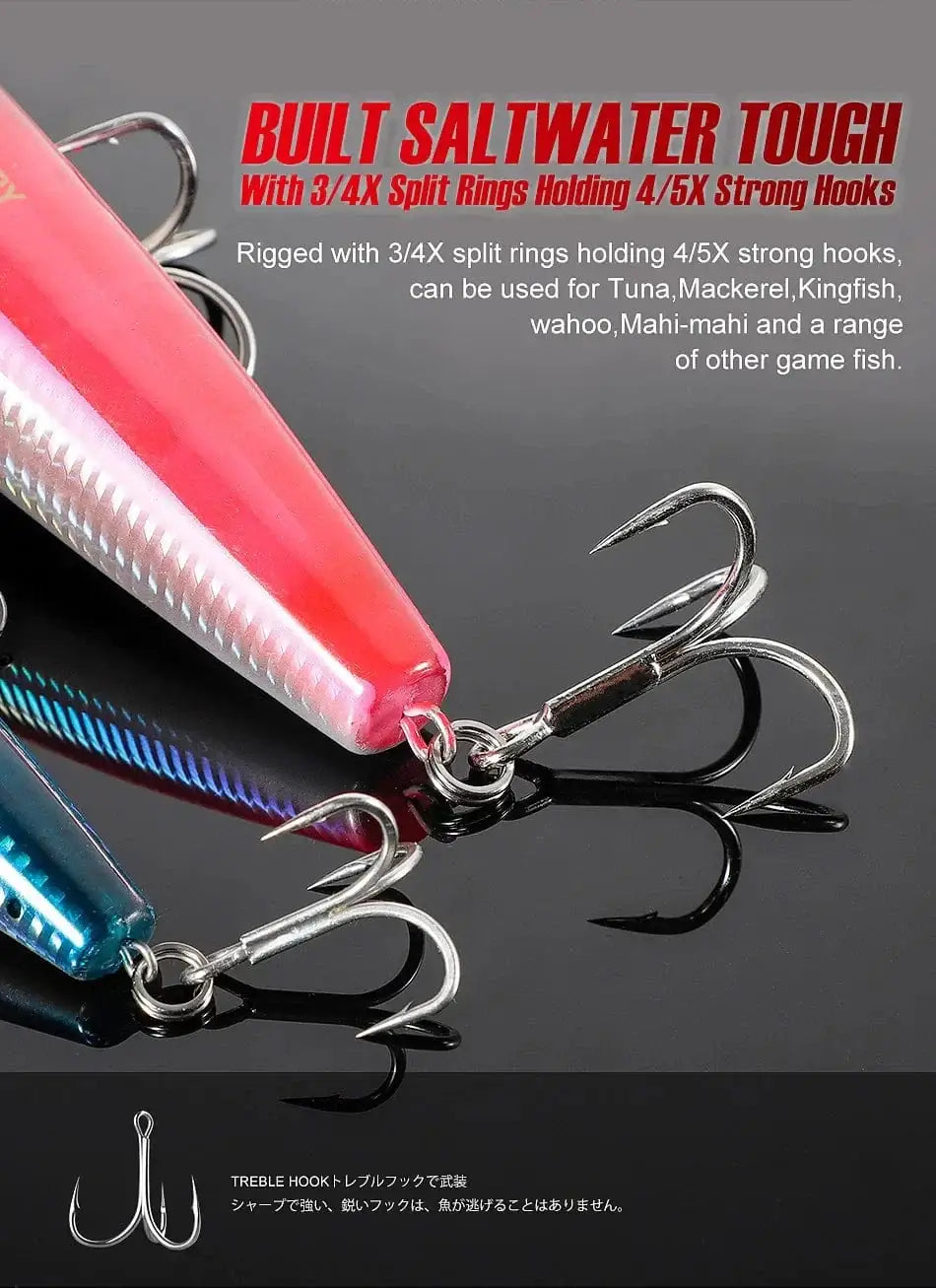 China China NOEBY Popper Fishing Lures 120mm 41g 190mm 129g Topwater Bubble Baits Jet Popper Wobblers for GT Tuna Big Game Fishing Lure